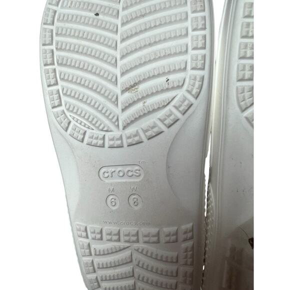 Crocs Unisex Classic Slide Open Toe Sandals Tie-Dye Size M6 W8 - Picture 10 of 11